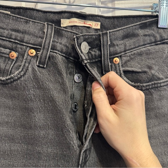 Levi's Wedgie Straight Jeans - gray - Picture 3 of 10